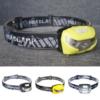 

Bright LED USB Charging Outdoor Night Fishing Camping Induction Headlight Highly elastic headband comfortable and non-slip IR in