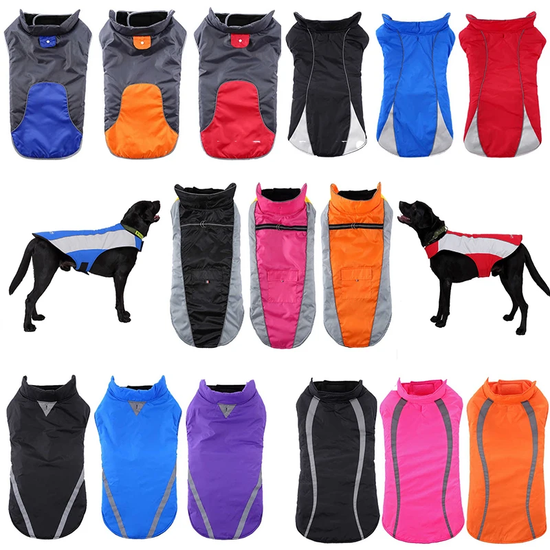 

Pet Dog Jacket Coat Puppy Clothing Hoodies Autumn Winter Warm Dogs Pets Clothing For Small Medium Puppy Jacket Outfit S-XXL
