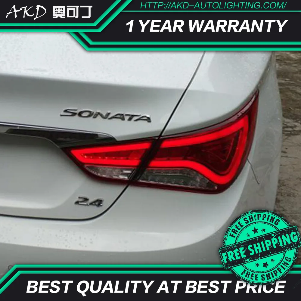 АКД автомобильного тюнинга задних фонарей для Hyundai Sonata 8 2011-2014 сигнальных огней