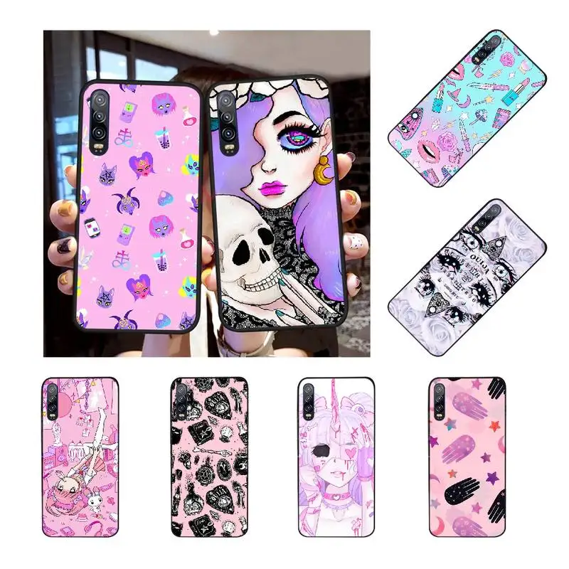 NBDRUICAI Girly Pastel Witch Goth Роскошный Уникальный Дизайн чехол для телефона Huawei P30 P20 P10 P9 P8