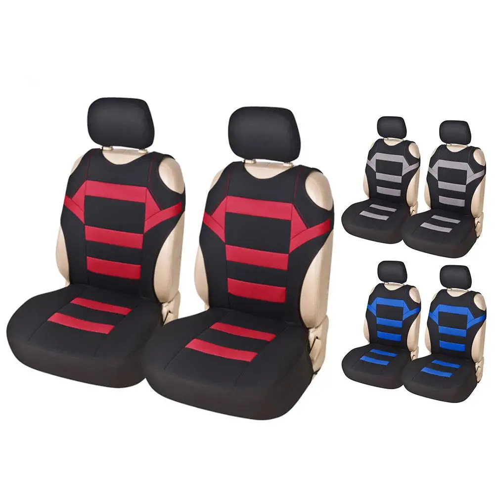 universal Negro de color rojo v333972/ | coche Tuning Asiento Auto accesorios Interior Auto Fundas de asiento Juego de asientos delantero de asiento Fundas de asiento K-Maniac