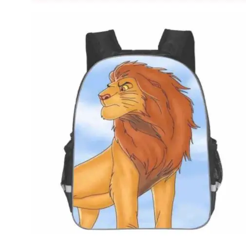 as pictures Simba Король Лев школьный рюкзак для детей, мальчиков и девочек мультфильм Король Лев школьные сумки для девочек дошкольников детский сад сумка - Цвет: as pictures