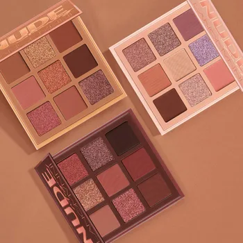 

Langmanni 9 Palace Grid Eyeshadow Palette Matte Lasting Non-Flying Powder Makeup