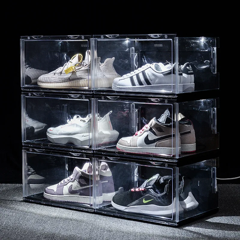 Openbox Shoesled Shoe Display Case - 72 Pair Smart Sound Control Sneaker  Cabinet