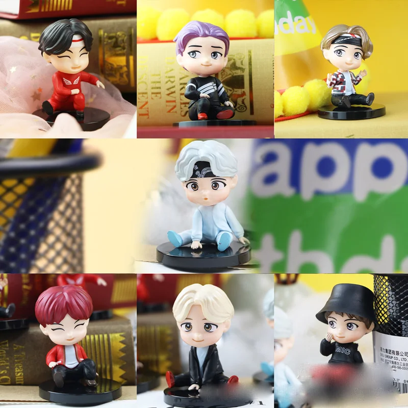 KPOP Star Group A.R.M.Y BT21 коллекционные игрушки-куклы Новейшие 7 шт./компл. группы Bangtan Boy