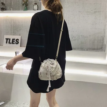 

Canvas New Forest Small Bags Fashion Wild Flower Messenger Bag Chinese Style Purse Hanfu Ancient Style Shoulder Bolsa Mochila
