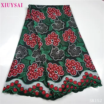 

2020 Latest High Quality African Dry Coton Lace African Lace Fabric Austria Swiss Voile S150
