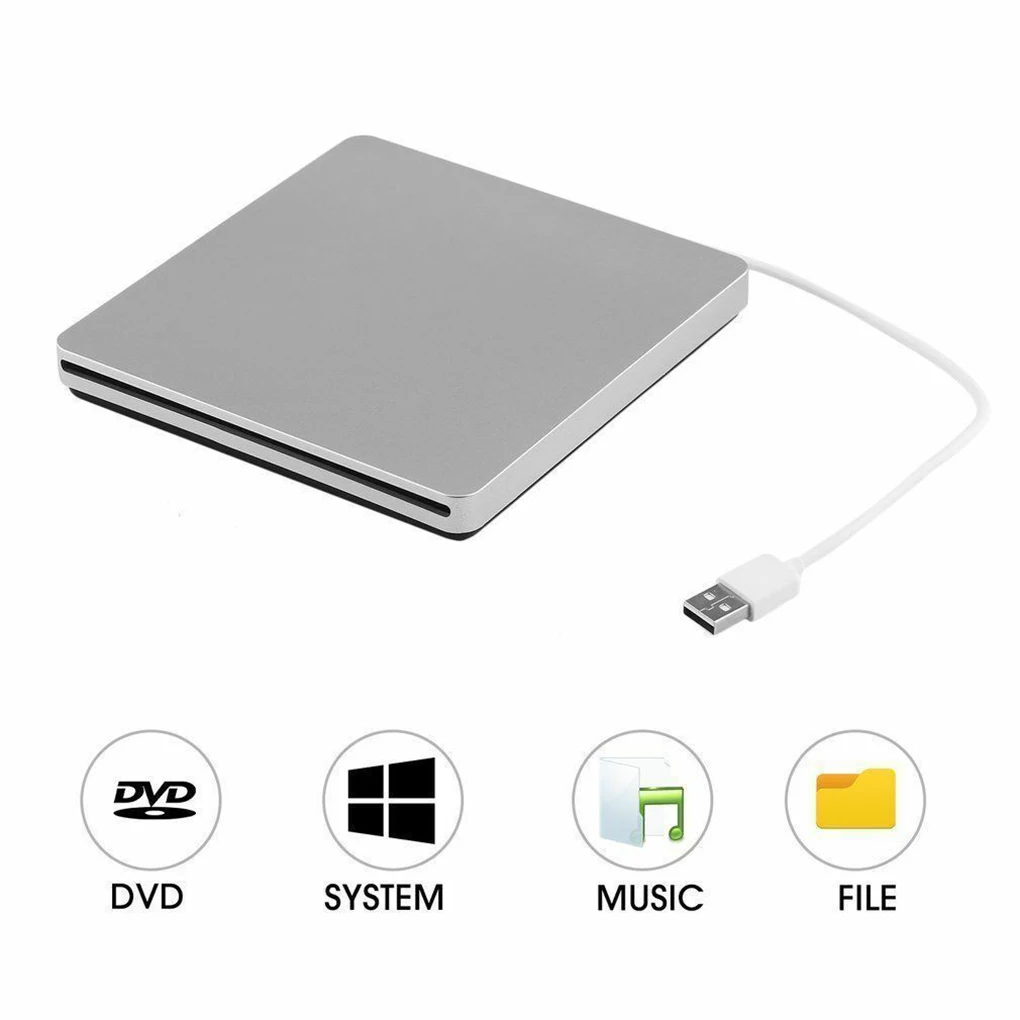 USB внешний слот DVD CD RW привод горелки Superdrive ноутбук Настольный ноутбук портативный DVD писатель