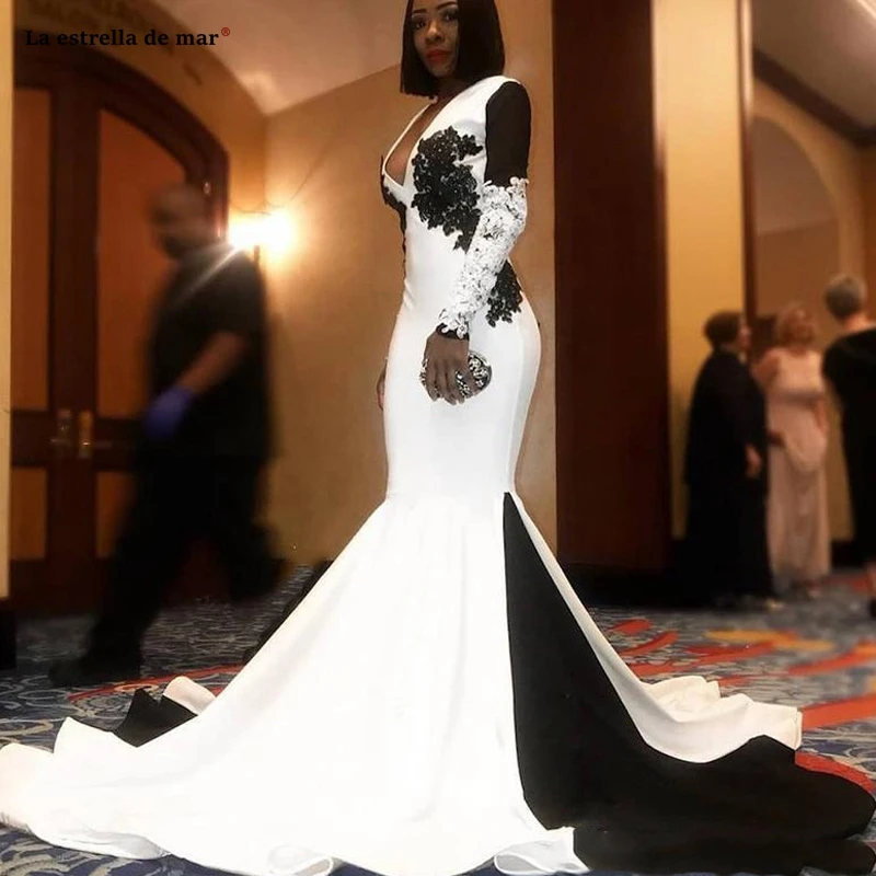 black and white evening dress size 20