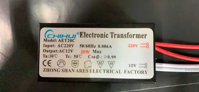 1 piece 3 years warranty Metal electronic transformer driver for 12V 20W 160W 250W LED light bulbs Driver Power Supply 20w