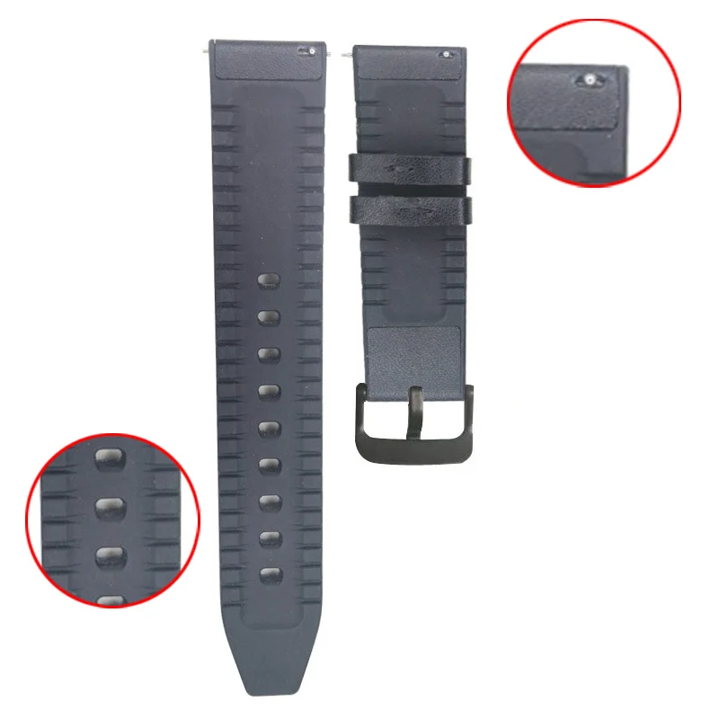 Телячья кожа+ Силиконовый ремешок для huawei Watch GT Band для huawei Watch 2 Pro браслет для Honor Watch волшебный ремешок для часов мужской ремень