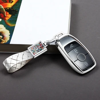 

Car key set cover case shell skin For Mercedes Benz AMG 2016 2017 2018 E Class W213 E260 E300L E320L 2 3 button car styling