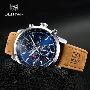 BENYAR Watches Men Luxury Brand Quartz Watch Fashion Chronograph Watch Reloj Hombre Sport Clock Male Hour Relogio Masculino 2022 1