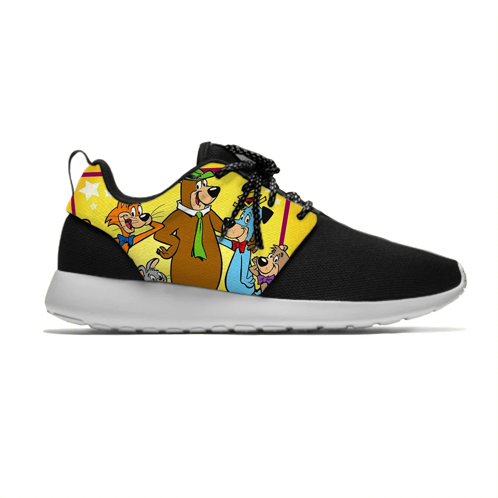 

Bear Cartoon Yogi Hot Fashion Cute Funny Pretty Kids Sport Running Shoes Casual Breathable 3D Print Sneakers Boys Children Girl
