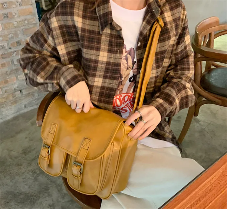 oilskin messenger bag