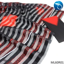 LIULANZHI органза 4 ярдов лента ткань и 2 ярдов шарф африканские принты дизайн Tissu швейная лента набор ML60R01-11