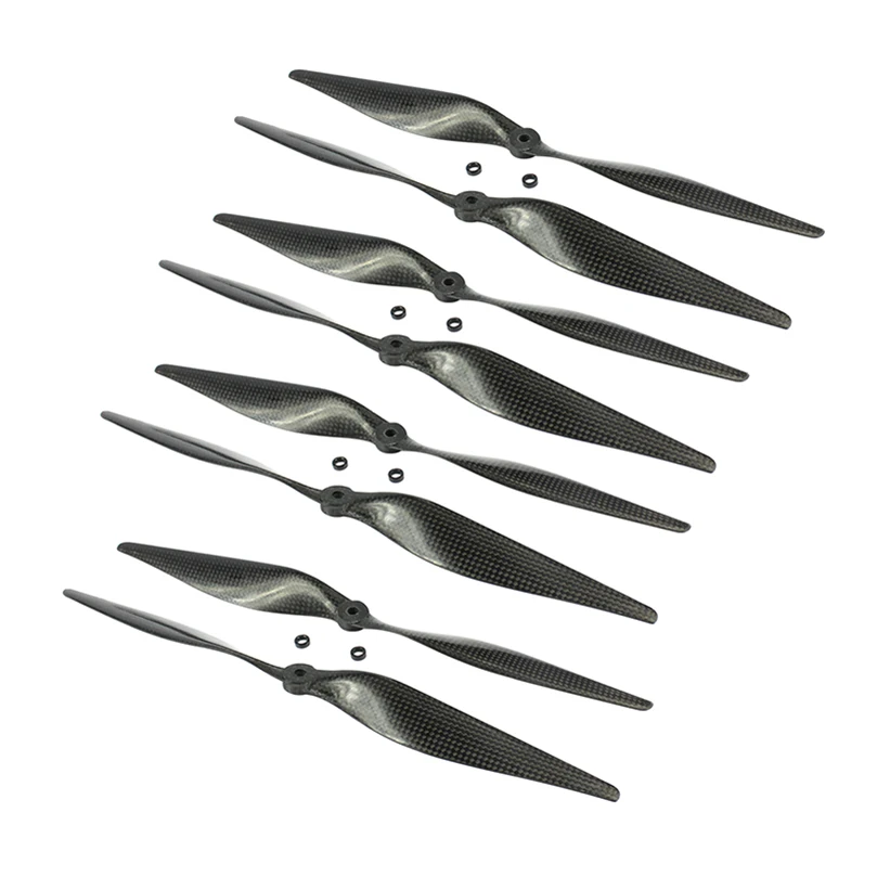 4 пары 13x6 5 3K Пропеллер из углеродного волокна CW CCW 1365 CF реквизит для DIY RC
