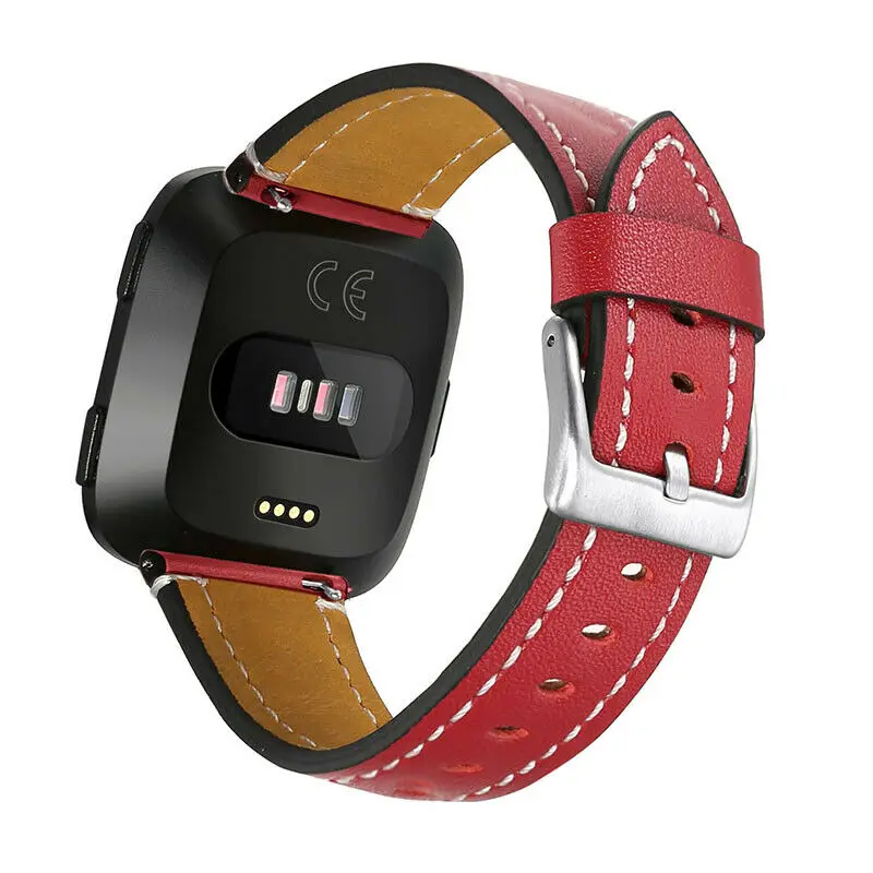 Ремешок для Fitbit Versa кожаный сменный ремешок для наручных часов браслет ремешок для Fitbit Versa