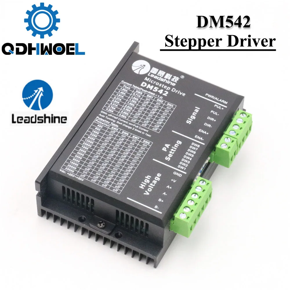 Leadshine 2 фазный шаговый драйвер DM542 для управления аналоговым цифровым шаговым
