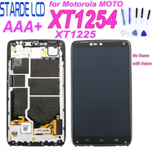 Starde Lcd for Motorola Droid Turbo XT1254 LCD Display Screen with Touch and Frame for Moto Maxx Screen XT1225 LCD Display