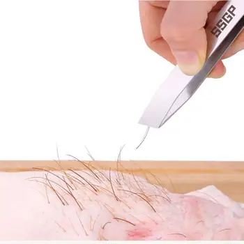 

Thicken Stainless Steel Pig Hair Plucking Device Chicken Feather Clip Fish Bone Plucking Pliers Kitchen Tool Accessories