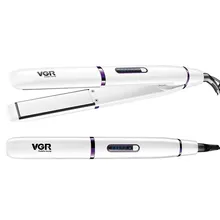 Новое поступление многофункциональная отрицательная ионная объемная прямая шина для волос выпрямитель для волос Железный дисплей керамическое покрытие пластина V-500