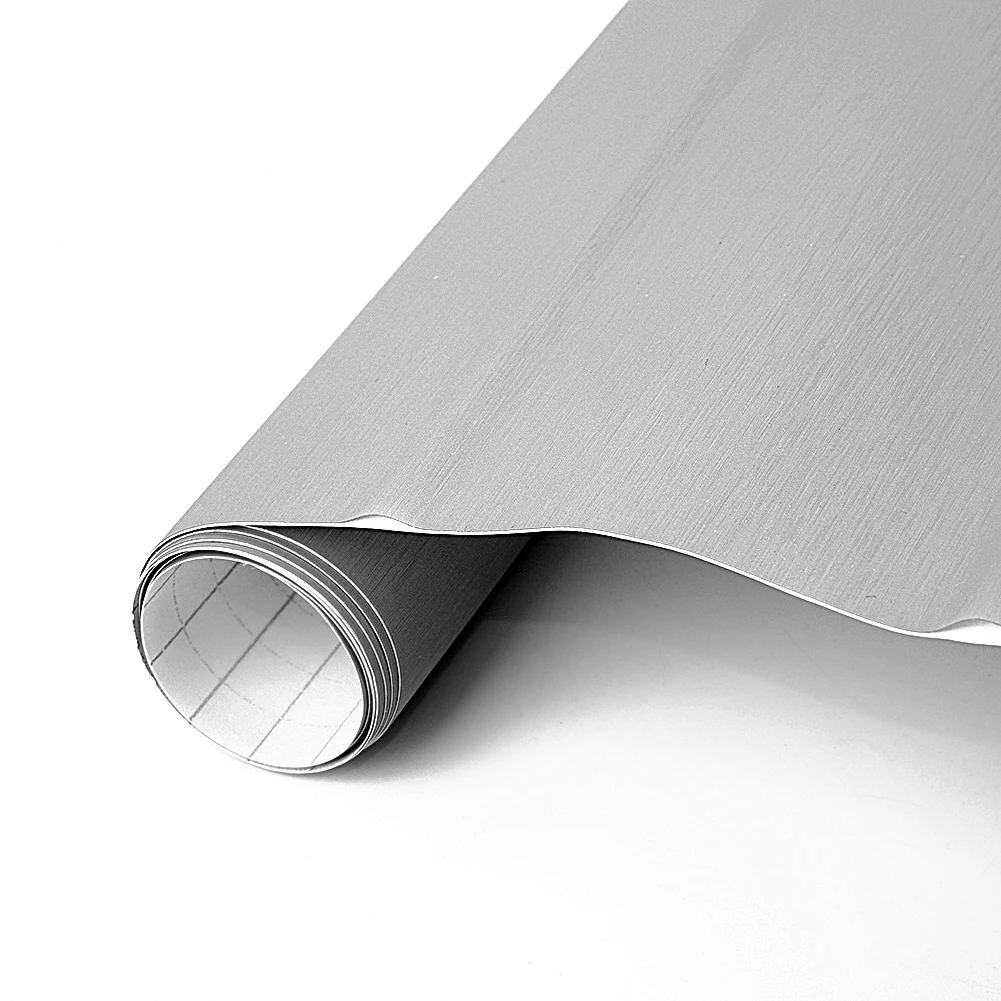 1 шт. ПВХ автомобильная металлическая матовая стальная виниловая наклейка 31*150 см