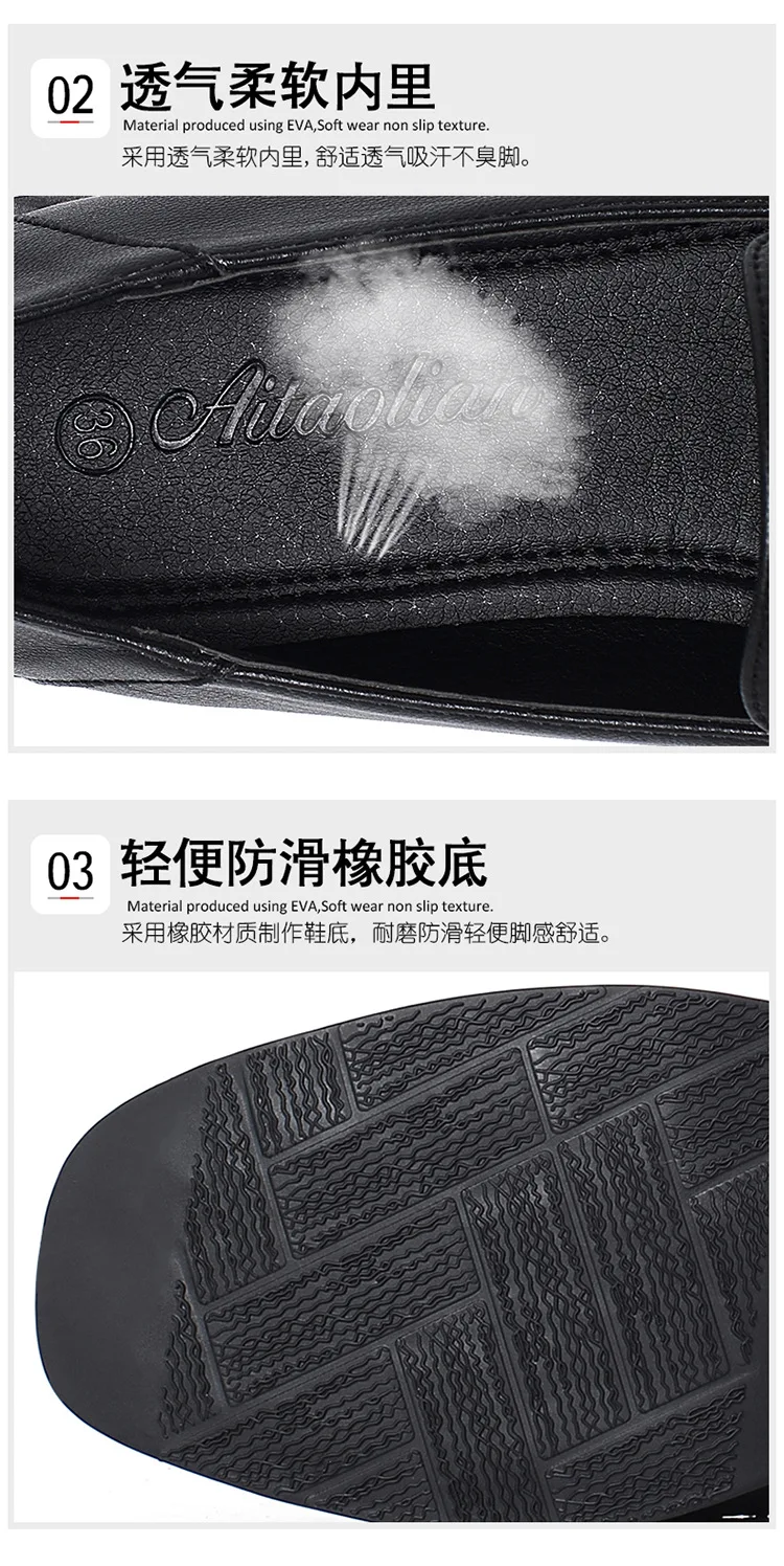 Brief moccasins square toe shallow women shoes casual comfy all match flats solid leather ladies wear resistant loafers footwear