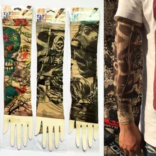 Нарукавник с татуировкой бесшовные наружные рукава для мужчин и женщин татуированные руки для верховой езды для вождения солнцестойкое оборудование для мужчин t Татуировка рука рукав D