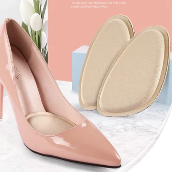 

10Pairs High Heel Foot Protector Comfortable Shoes Inserts Sponge Cushion Insert Pads Invisible Shoe Sole Forefoot Toe Filler