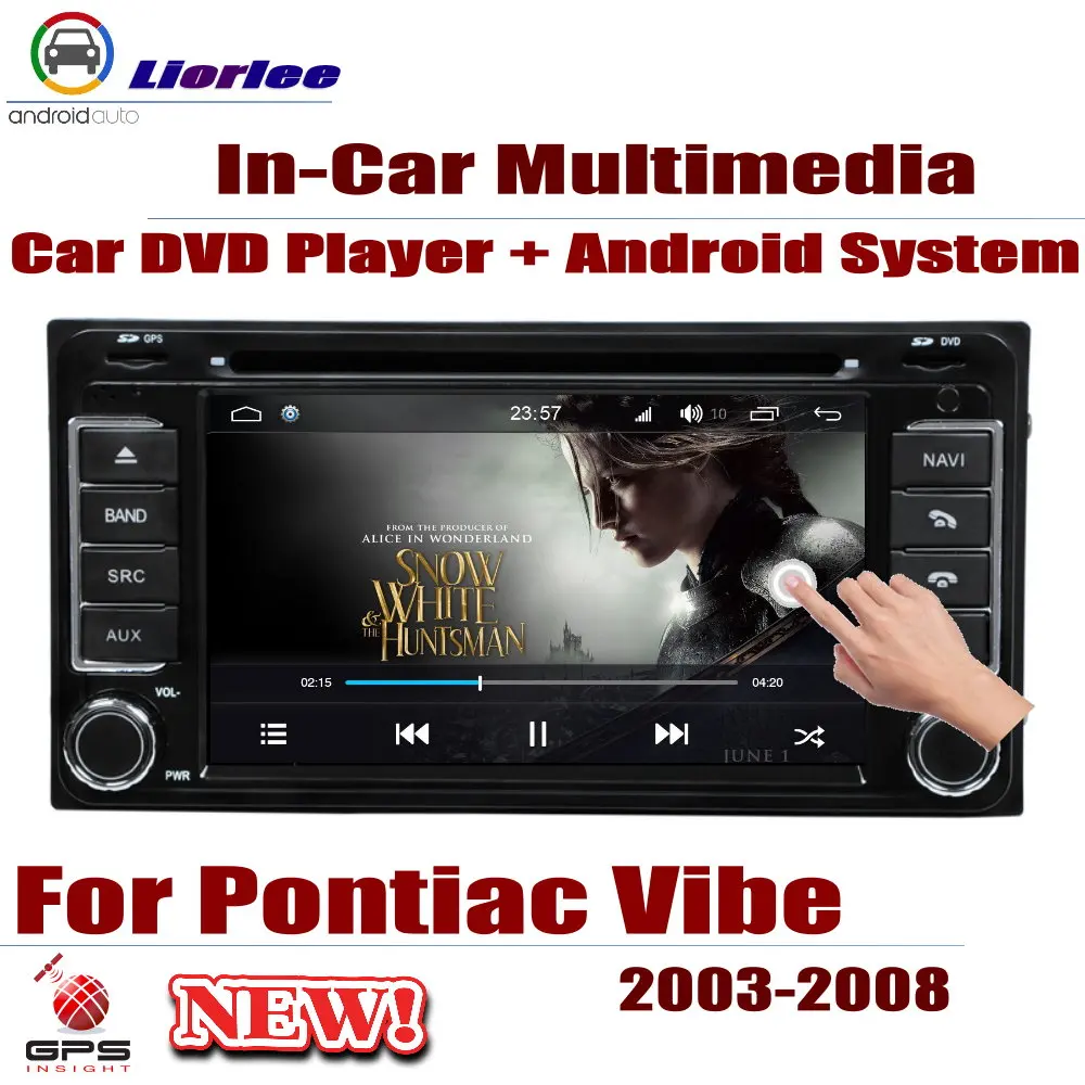 Автомагнитола с DVD плеером GPS навигацией для Pontiac Vibe 2003 2008 мультимедийная система