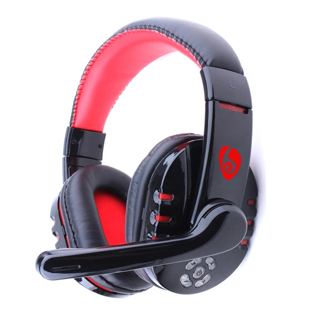 Беспроводные Hi-Fi наушники с микрофоном игровая стереогарнитура со шлемом для ПК