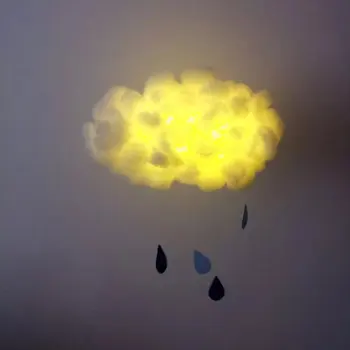 

Creative DIY Handmade Cloud Shape Lights Hanging Night Light Led Atmosphere For Birthday Gift Children Dormitory Decor Lights