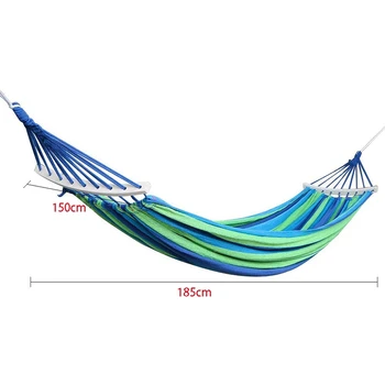 

185X150cm Double Hammock 450 Lbs Portable Travel Camping Hanging Hammock Swing Lazy Chair Canvas Hammocks