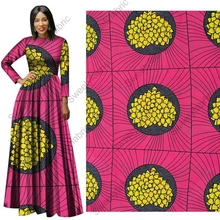 6 ярдов Воск Принт африканская ткань Пейдж голландский высокого качества Nederland супер полотно Котон из Анкары и Нигерии DIY одежды