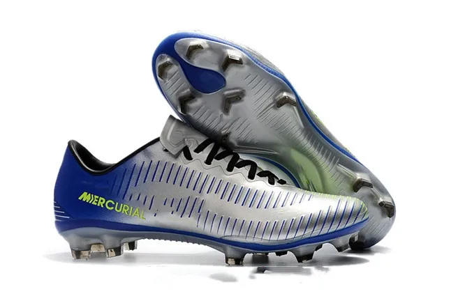 13 cheap Mens gold Soccer Cleats Superfly Vapors XI Ronaldo Cr7 Football boots men Superfly VI Ultra SE FG soccer shoes outdo - Цвет: 13
