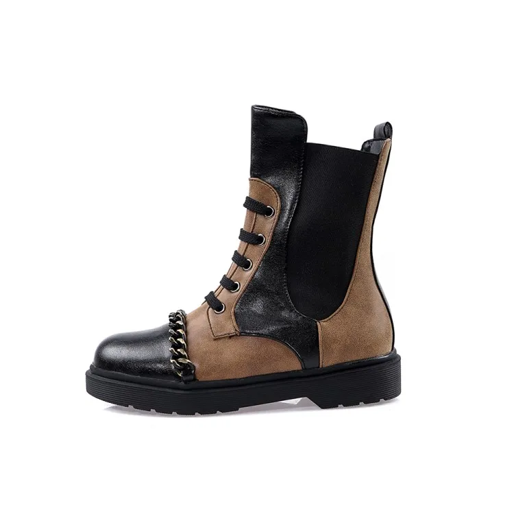 

2019 Martin boots round head boots winter low heel ladies and party shoes large size 34-43