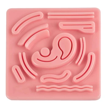 

Skin Suture Training Model 3D Silicone Laparoscopic Simulation Stitching Module Reusable for Teaching Demonstrations