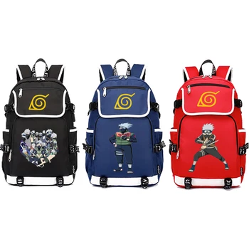 

Naruto Hatake Kakashi Designer Bookbag 15.6 inch laptop backpack for Women Men School Bag Female Male Travel Mochila
