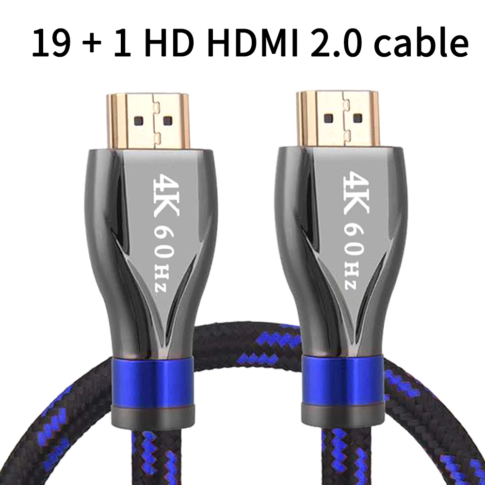 Кабель HDMI совместимый с PS4 Apple TV 4K 19 + 1 ядер 2 0 дюйма 60 Гц | Электроника