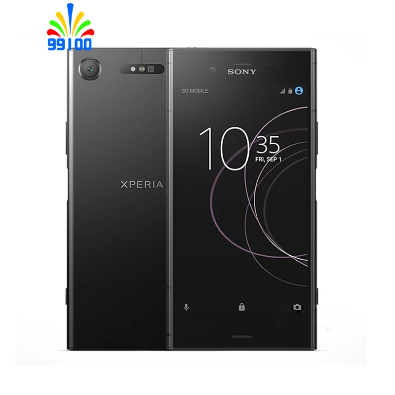 Восстановленный разблокированный сотовый телефон Sony Xperia XZ1 G8341 5 2 '' 4 Гб + 64 ГБ