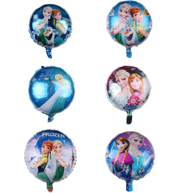 Kawaii disney холодное сердце принцесса Эльза Анна воздушный шарик с изображением Олафа игрушки Замороженные 2 Воздушный шар День Рождения Декор подарок игрушки для детей Девочка 18 дюймов