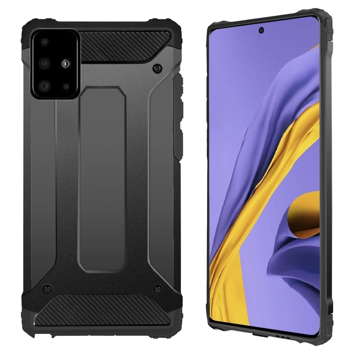 

For Samsung Galaxy A51 Case Hybrid Hard PC + TPU Combo Rugged Armor Shockproof Cover for Samsung A51 A71 Case Duty Protection