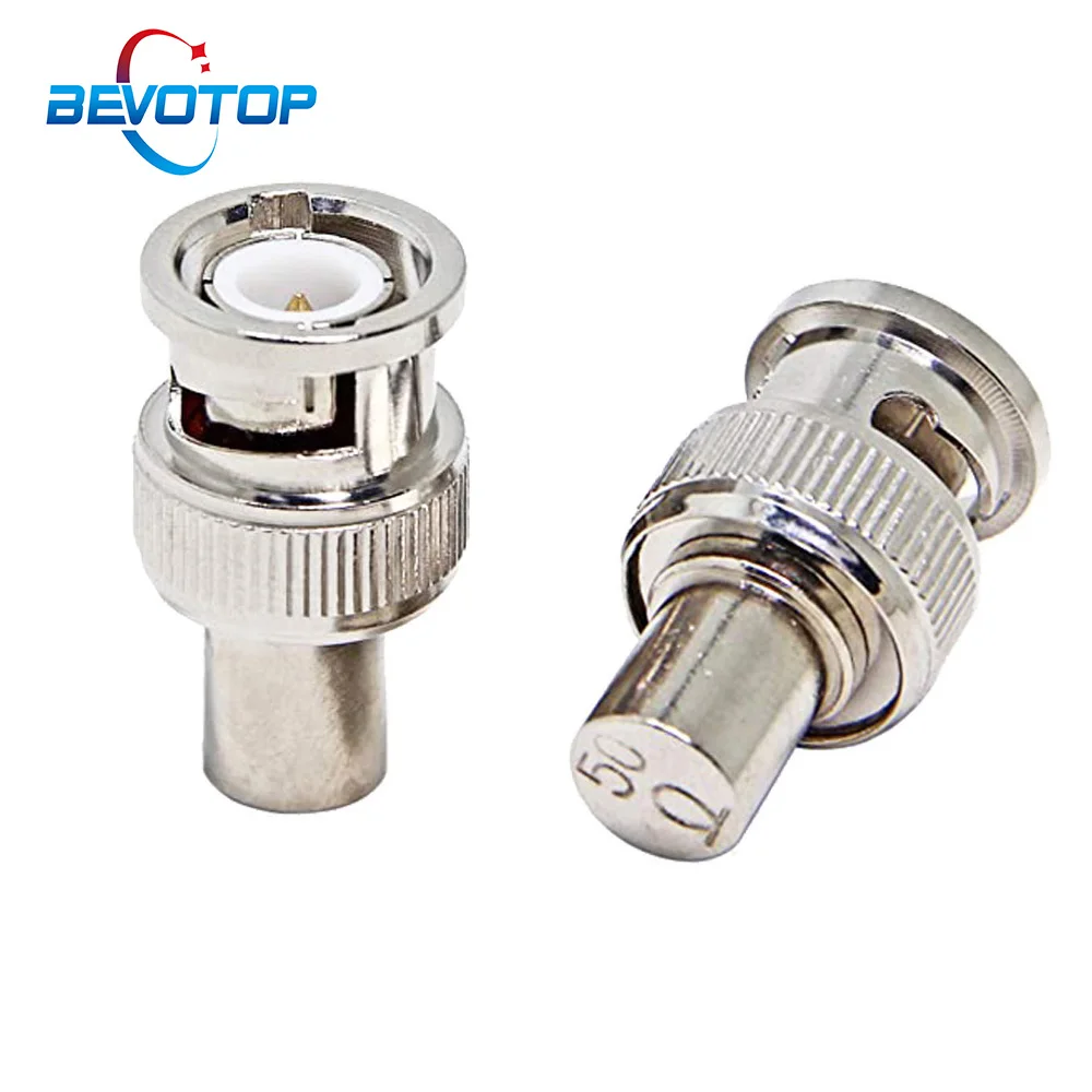 10 шт./лот 50Ohm/75Ohm BNC штекер фиксатор нагрузки 50/75 Ohm Мужской Терминатор RF Разъем для