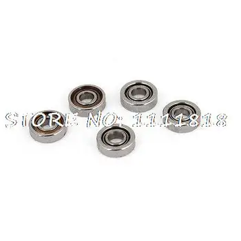 

5Pcs 601X Dual Metal Shields Deep Groove Ball Bearing 1.5mm x 4mm x 1.12mm