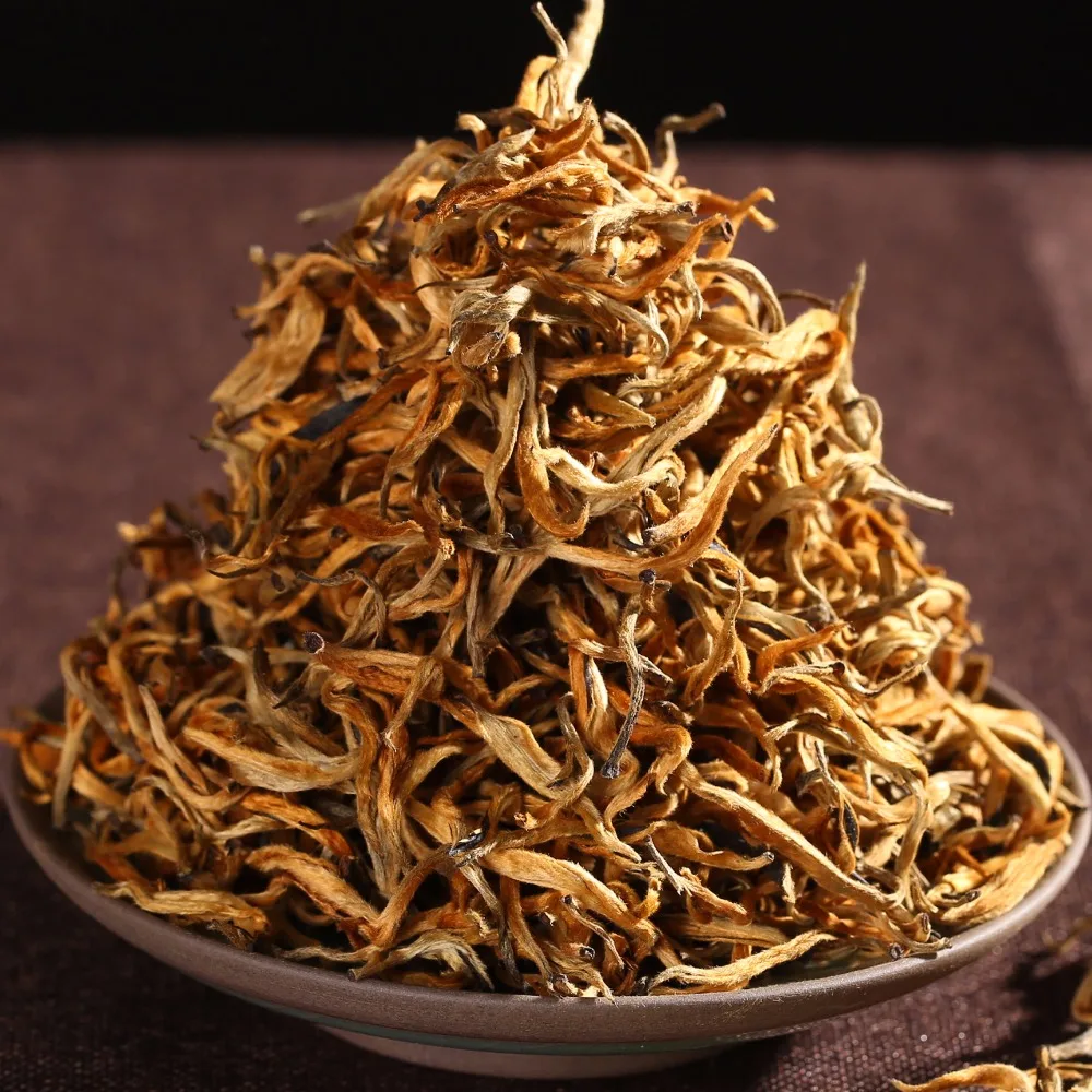 

2019 Chinese Yunnan Dian Hong tea The Premium DianHong tea Beauty Slimming Diuretic Down Three Green Food dian hong Black tea