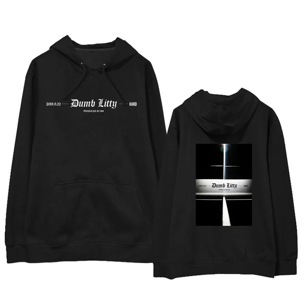 Mainlead Kpop KARD New Album DUMB LITTY Sweatshirt Fashion Unisex Hoodie Pullover | Женская одежда