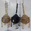 DOYUTIG Indian Women's Hand-Made Beaded Clutches Vintage Crystal Small Bell Tassel Bags For Lady Wedding Bags Evening Bags F669 6