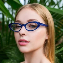 Узкая оправа для очков в стиле кошачьи глаза Новое поступление овальная оправа для очков женские прозрачные очки Оптическая оправа для очков Oculos