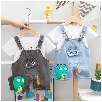 

2020 Summer Baby Infant Clothing Sets Toddler Boys Clothes Suits Shirt Cartoon Shorts Kids Children Costume Suits